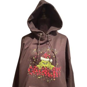 Black hoodie feeling ￼extra Grinchy!